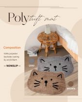 THẢM POLY ANIMAL 40*60 CAT